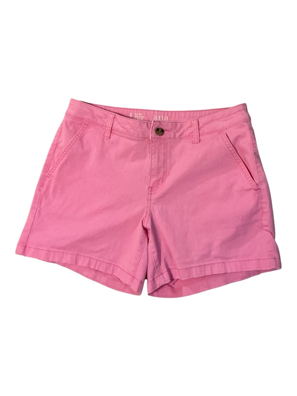 a.n.a Pink Casual Cotton Bermuda Shorts